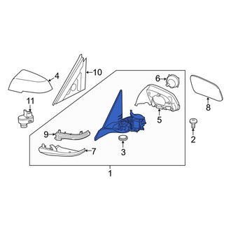 BMW OE - Front Right Door Mirror