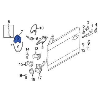 BMW OE - Rear Right Door Latch Assembly