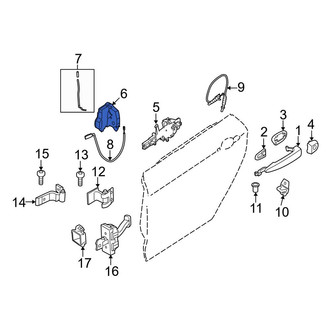 BMW OE - Rear Right Door Latch Assembly