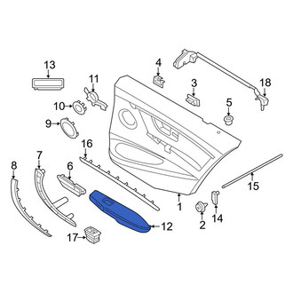 BMW OE - Front Right Door Armrest