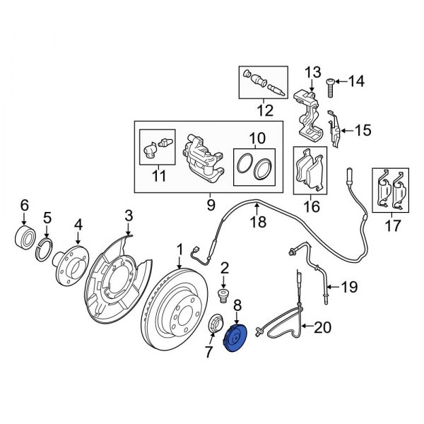 Wheel Bearing Dust Cap