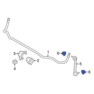 BMW OE - Rear Suspension Stabilizer Bar Link Nut