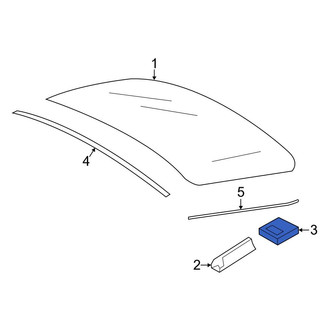 BMW OE - Rear Back Glass Clip