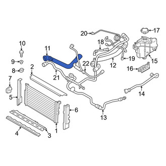 BMW OE - Upper Radiator Coolant Hose
