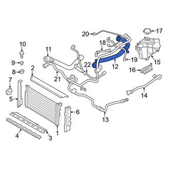BMW OE - Upper Radiator Coolant Hose