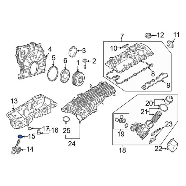 Engine Oil Level Sensor O-Ring