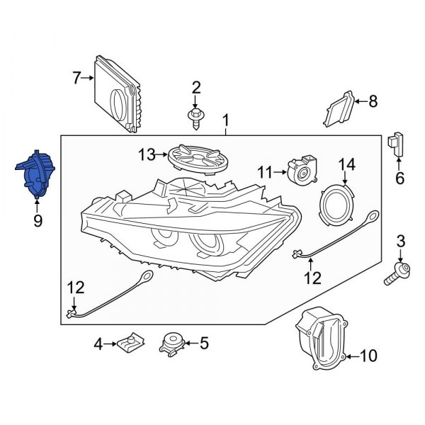 Cornering Light Assembly