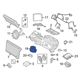 BMW OE - HVAC Blower Motor Assembly