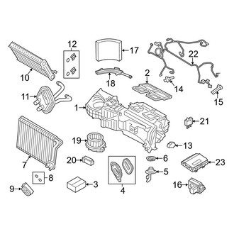 BMW OE - Air Conditioner & Heater - Evaporator & Heater Components