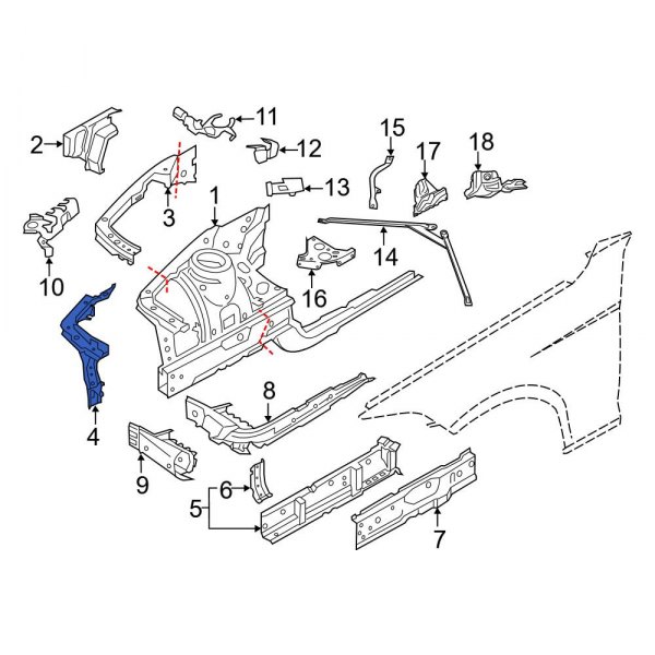 Fender Rail Reinforcement