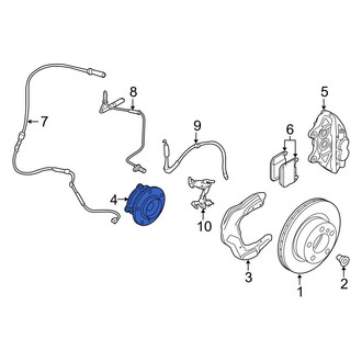 BMW OE - Front Wheel Bearing and Hub Assembly