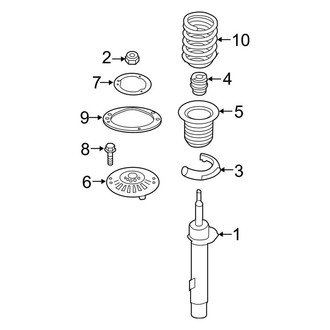 BMW OE - Front Suspension - Struts & Components (W/O Adaptive M Suspension)