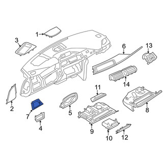BMW OE - Left Instrument Panel Molding