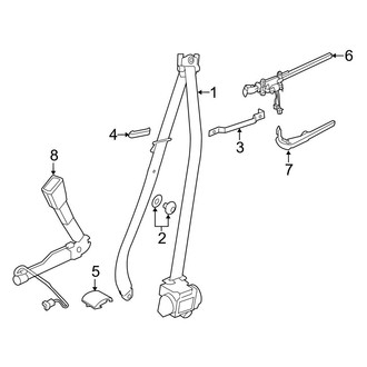 BMW OE - Restraint Systems - Front Seat Belts (Coupe)