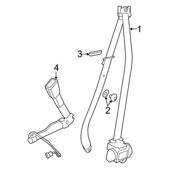 BMW OE - Restraint Systems - Front Seat Belts (Convertible)