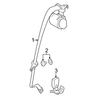 BMW OE - Restraint Systems - Rear Seat Belts (Convertible)