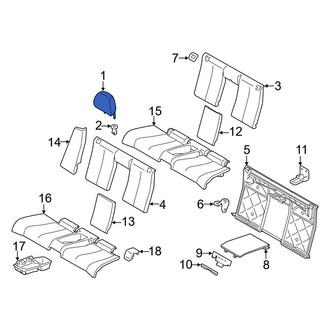 BMW OE - Rear Headrest