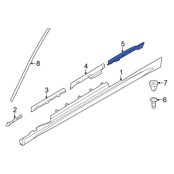 Rocker Panel Molding Reinforcement