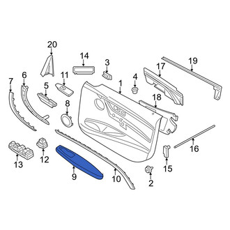 BMW OE - Front Left Door Armrest