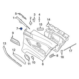 BMW OE - Lower Quarter Panel Trim Panel Clip
