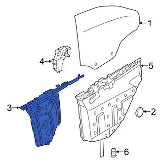 BMW OE - Rear Left Window Regulator