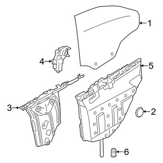 BMW OE - Quarter Panel - Glass (Base Convertible)