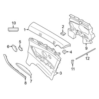 BMW OE - Quarter Panel - Interior Trim (Convertible)