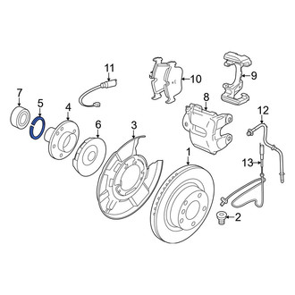 BMW OE - Rear Wheel Bearing Snap Ring
