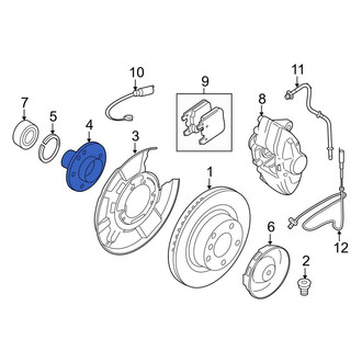 BMW OE - Rear Wheel Hub