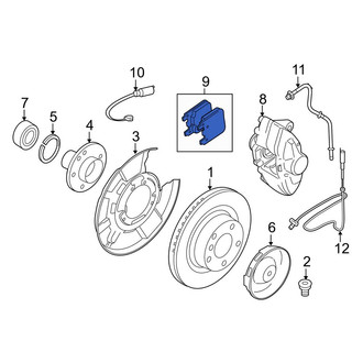 BMW OE - Rear Disc Brake Pad Set