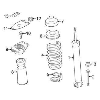 BMW OE - Rear Suspension - Shocks & Components (W/O Adaptive M Suspension)