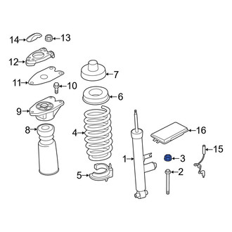 BMW OE - Upper Suspension Control Arm Nut
