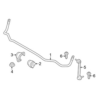 BMW OE - Rear Suspension - Stabilizer Bar & Components