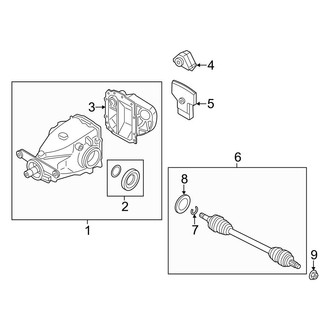 BMW OE - Rear Suspension - Axle & Differential