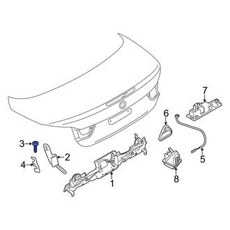 BMW OE - Deck Lid Striker Bolt