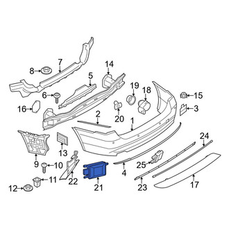 BMW OE - Rear Left Blind Spot Detection System Warning Sensor