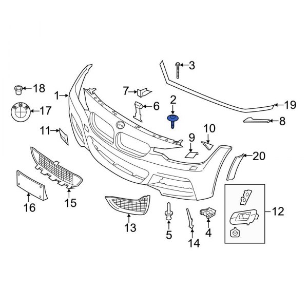 Bumper Cover Screw