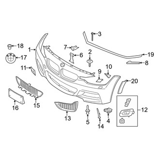 BMW OE - Front Bumper & Grille - Bumper & Components (Bumper Cover & Trim)