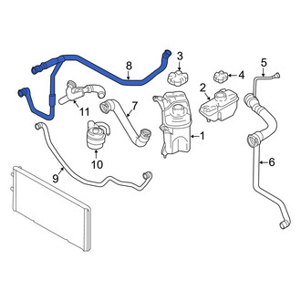 BMW OE - Engine Coolant Pipe