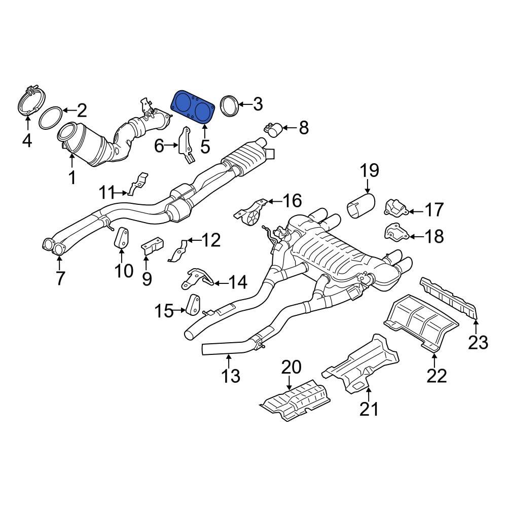 BMW OE 18307848046 Catalytic Converter Flange