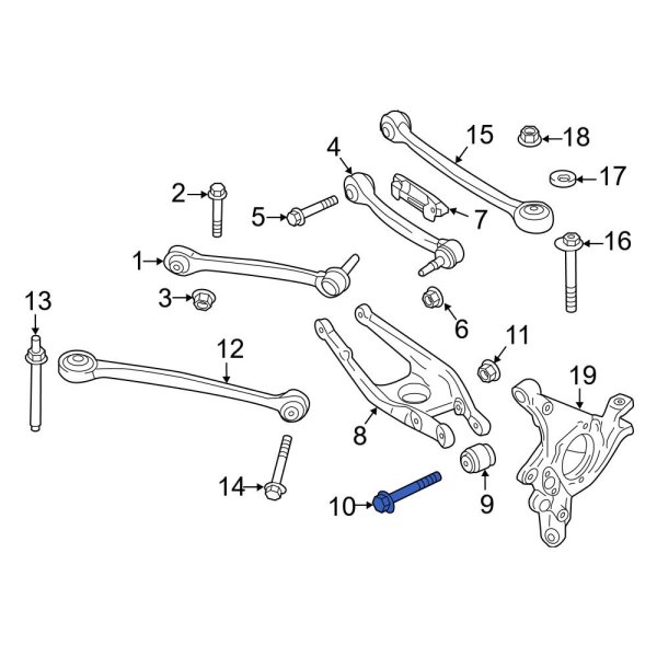 Suspension Control Arm Bolt