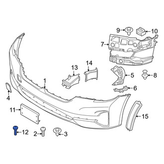 BMW OE - License Plate Bracket Screw