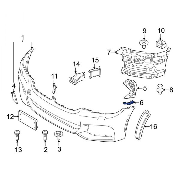 Bumper Cover Bracket