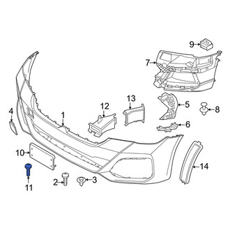 BMW OE - License Plate Bracket Screw