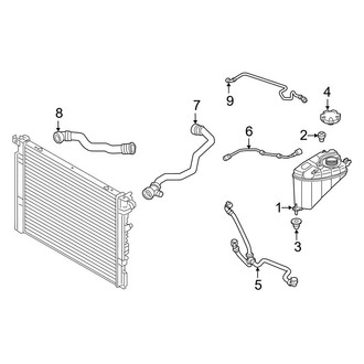 BMW OE - Cooling - Hoses & Pipes (Inner Radiator), (Base)