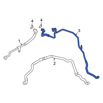 BMW OE - Drive Motor Inverter Coolant Line