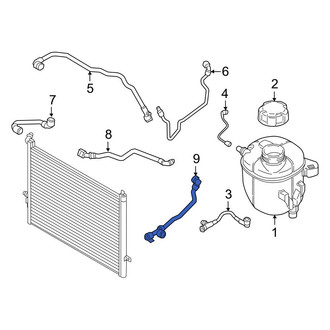 BMW OE - Upper Radiator Coolant Hose