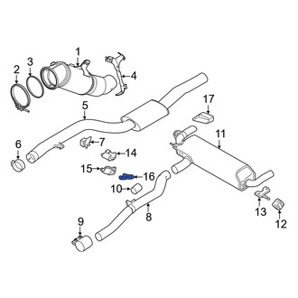 BMW OE - Exhaust Control Valve Actuator Bracket