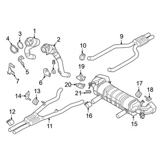 BMW OE - Exhaust System - Exhaust Components