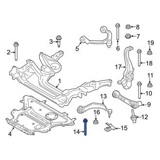 BMW OE - Suspension Trailing Arm Bolt